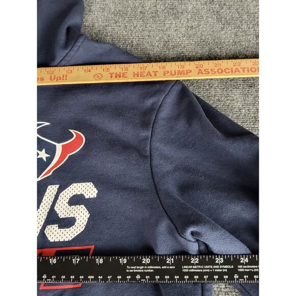 Houston Texans Football Hoodie Men Sz L NFL Team Apparel AFC Casual Sportswear - Picture 5 of 10